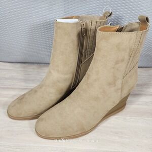 NEW With Tags Universal Thread Womens Heeled Cypress Side Zip‎ Boots Size 11